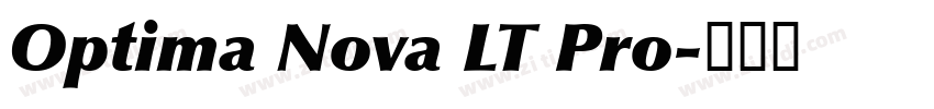 Optima Nova LT Pro字体转换